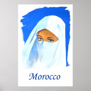 Marokkaanse reisposter poster