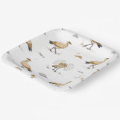 Marokkaanse roompasta papieren bordje (Gebogen)