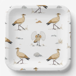 Marokkaanse roompasta papieren bordje