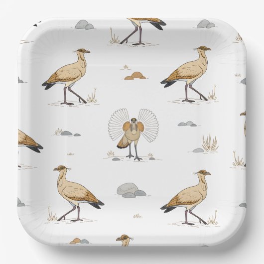 Marokkaanse roompasta papieren bordje (Voorkant)