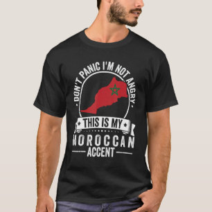 Marokkaanse Roots Outfit Funny Marokko Heritage Ma T-shirt