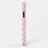 Marokkaanse roze tegel waterverf Case-Mate iPhone case (Achterkant/rechts)