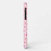 Marokkaanse roze tegel waterverf Case-Mate iPhone case (Achterkant/links)