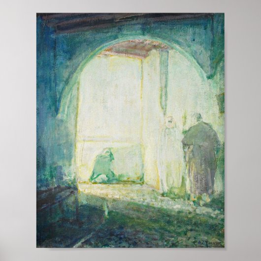 Marokkaanse scène (Tanner) Poster (Voorkant)