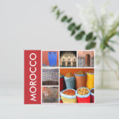 marokkaanse scènes briefkaart (Staand voorkant)