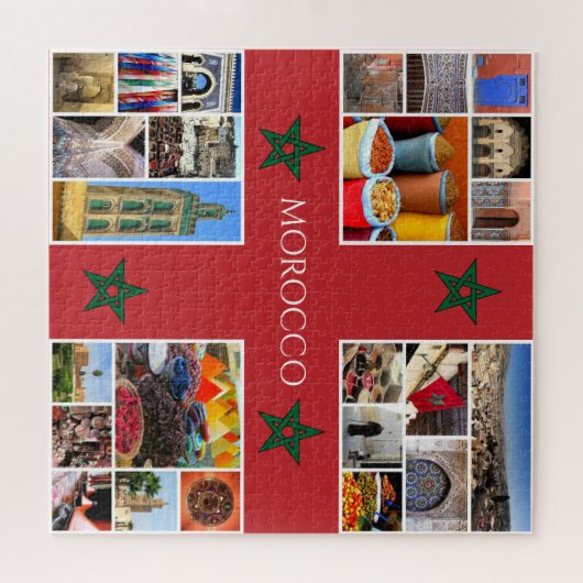 marokkaanse scènes legpuzzel (Horizontaal)