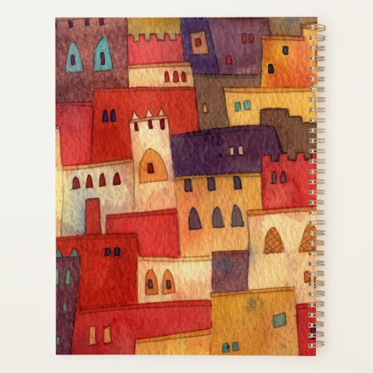 Marokkaanse schilderijen planner (Achterkant)