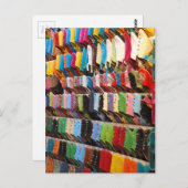 Marokkaanse schoenen briefkaart (Voorkant / Achterkant)