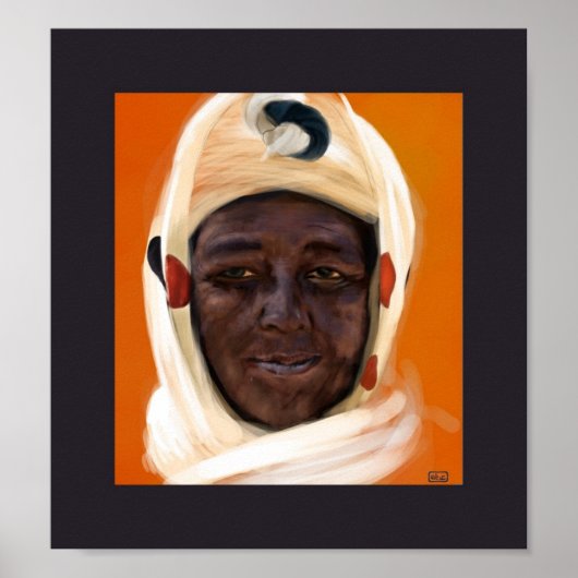 Marokkaanse schoonheid poster (Voorkant)