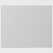 Marokkaanse sierblauwe crème etnisch gesticht in O Cadeaupapier (Vlak)