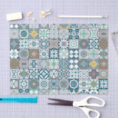 Marokkaanse sinaasappel-kalkturkooi tissuepapier (Craft)