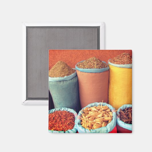 marokkaanse specerijen magneet (Voorkant / Achterkant)
