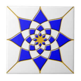 Marokkaanse Star Tile Tegeltje