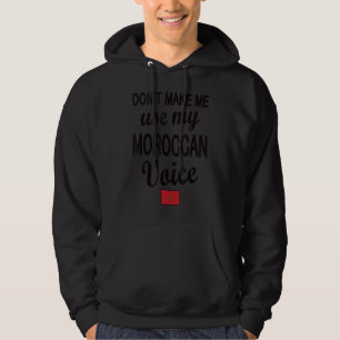 Marokkaanse stem Marokkaanse vlag Marokkaanse root Hoodie
