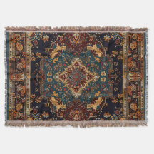 Marokkaanse stijl rood blauw