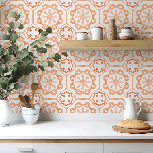 Marokkaanse stijl tegel in sinaasappel tegeltje