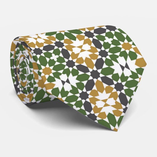 Marokkaanse stijl Zellige Stropdas (Opgerold)