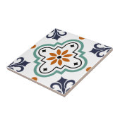 Marokkaanse stijltegel met meerdere kleuren tegeltje (Zijkant)