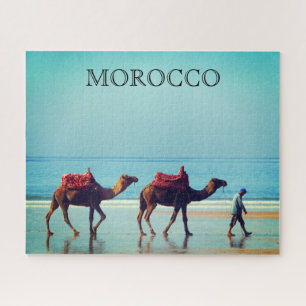 marokkaanse strandkamelen legpuzzel