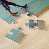 marokkaanse strandkamelen legpuzzel (Zijkant)