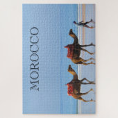 marokkaanse strandkamelen legpuzzel (Verticaal)