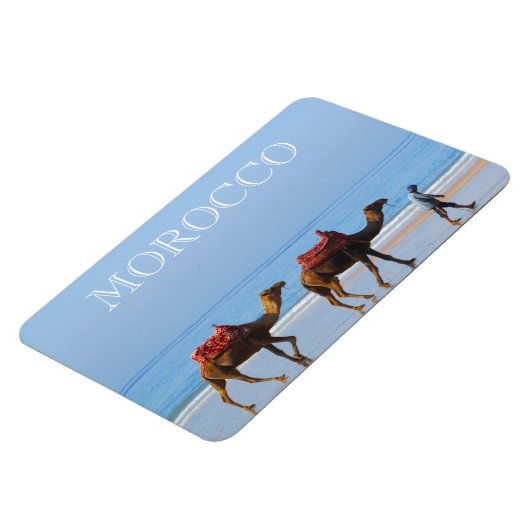 marokkaanse strandkamelen magneet (Linkerzijde)