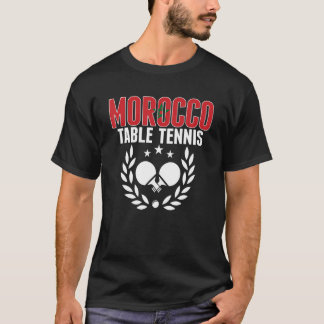 Marokkaanse Tafeltennis Marokkaanse Ping Pong Aa T-shirt
