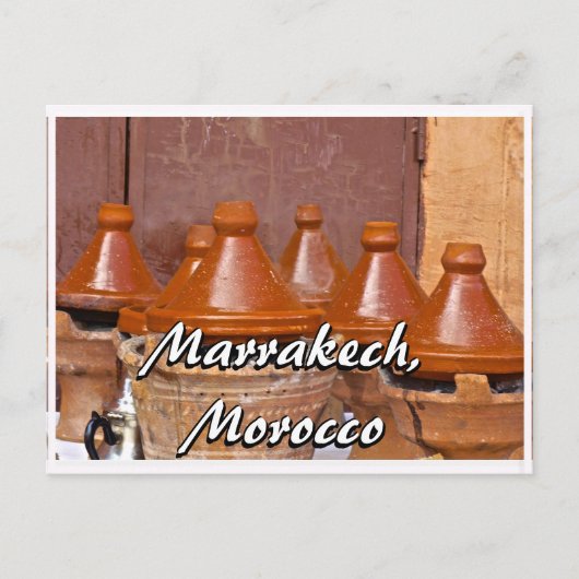 Marokkaanse tak briefkaart (Voorkant)