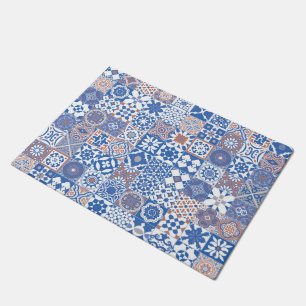 Marokkaanse teelblauw, bruin deurmat
