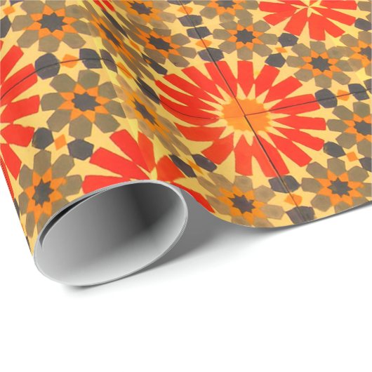 Marokkaanse tegel cadeaupapier (Rol Hoek)