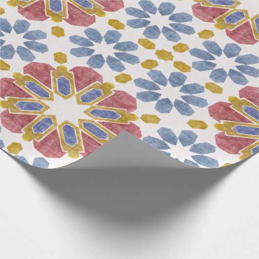 Marokkaanse tegel cadeaupapier (Hoek)
