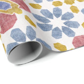 Marokkaanse tegel cadeaupapier (Rol Hoek)