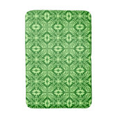 Marokkaanse tegel, Emerald Green en Light Green Badmat (Voorkant Verticaal)
