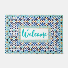 Marokkaanse tegel Geïnspireerd Design welkomstmat Deurmat