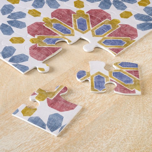 Marokkaanse tegel legpuzzel (Zijkant)