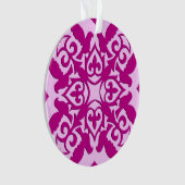 Marokkaanse tegel - magenta en roze ornament (voorkant)