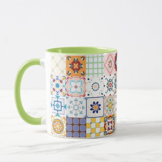 Marokkaanse tegel mok (Links)