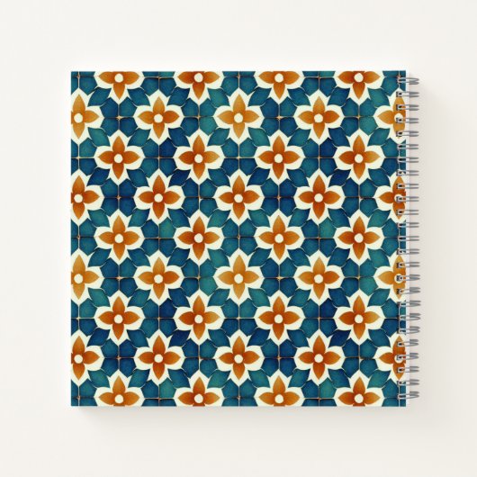 Marokkaanse tegel notitieboek (Achterkant)