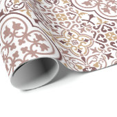 Marokkaanse tegel patroon cadeau inpakpapier (Rol Hoek)