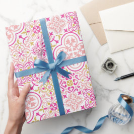 Marokkaanse tegel patroon cadeau inpakpapier