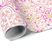 Marokkaanse tegel patroon cadeau inpakpapier (Rol Hoek)