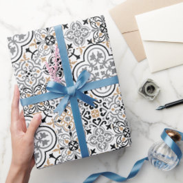 Marokkaanse tegel patroon cadeau inpakpapier