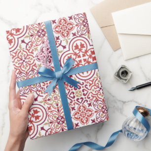 Marokkaanse tegel patroon cadeau inpakpapier
