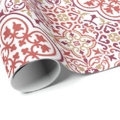 Marokkaanse tegel patroon cadeau inpakpapier (Rol Hoek)