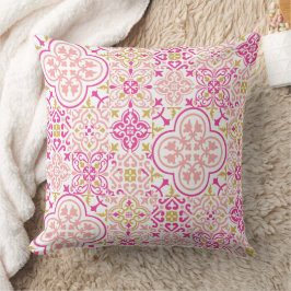Marokkaanse tegel patroonwerpkussen kussen