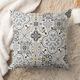Marokkaanse tegel patroonwerpkussen kussen