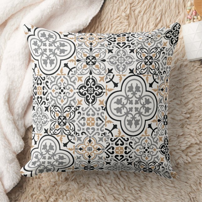 Marokkaanse tegel patroonwerpkussen kussen (Deken)