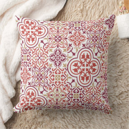 Marokkaanse tegel patroonwerpkussen kussen