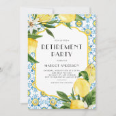 Marokkaanse Tegel Pattern en Lemon Retirement Part Kaart (Voorkant)