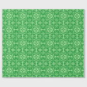 Marokkaanse tegel - smaragdgroen cadeaupapier (Vlak)